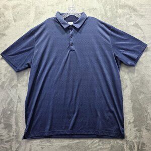 Callaway Polo Shirt Mens 2XL Blue Opti-Dri Golf Performance Short Sleeve XXL